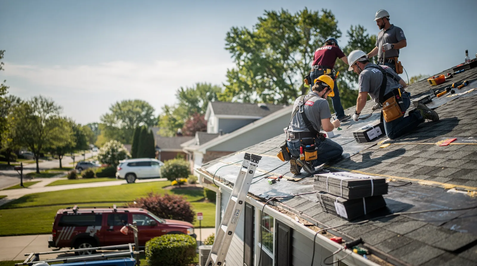 Roof Repair in Garden Prairie, IL around you